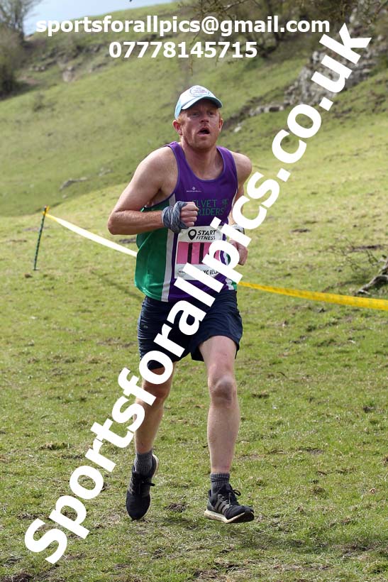 Masters men 2021 NECAA Cross Country Relays, Thornley Farm, Peterlee, Saturday, April 10th. Photo: David T. Hewitson/Sports for All Pics